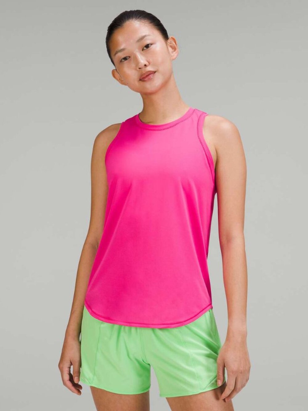 Lululemon Women's High-Neck Running and Training Tank Top - Pink